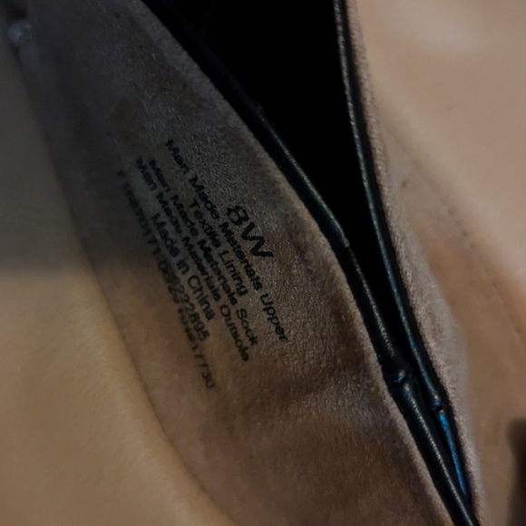 Brand New No Tag A New Day Black Flats size 8W - Picture 2 of 3